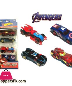 Marvel Avengers 4 in 1 Alloy Car Set Metal Car Die Cast 142