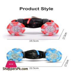 Mini Watch Gesture Sensor Remote Control Twisting Car Drifting Stunt Car 360Deformation Climbing Car Childrens Electric Toy