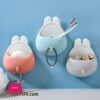 Multifunctional Wall Mounted Powerful Water Drain Toothbrush Storage Holder Multi