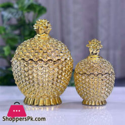 Pineapple Storage Tank Glass Jar Creative Candy Jar