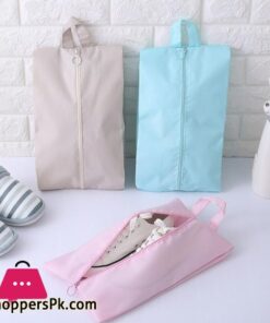 1Pcs Portable Waterproof Travel Shoe Storage Bag Polyester Zippers Dustproof Covers Shoes Organizer Hand held Storage BagsTravel Accessories