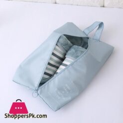 1Pcs Portable Waterproof Travel Shoe Storage Bag Polyester Zippers Dustproof Covers Shoes Organizer Hand Held Storage Bagstravel Accessories