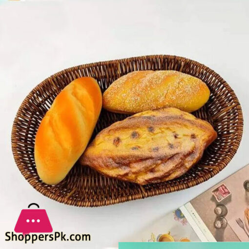 Rattan Bread Basket Multi-Design 1-Pc