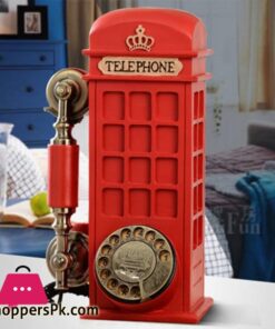 Retro Landline Phone Fashion Creative Personalized and Cute Cartoon Wireless Card Home Old Fashioned Antique TelephoneDecorative Telephones