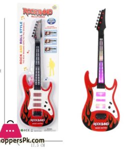 Rockband Music Guitar With Lights For Kids