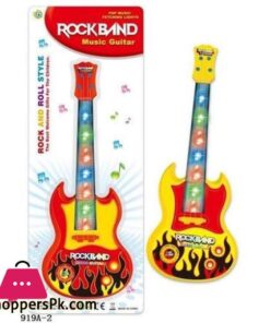 Rockband Music Guitar With Lights For Kids