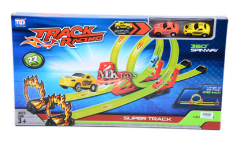 Pull Back Super Track Racer (W/2Cars) 68816