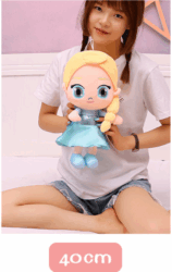 Disney Cartoon Elsa Princess Plush Toy Doll - 40Cm