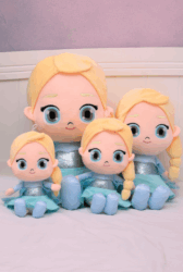 Disney Cartoon Elsa Princess Plush Toy Doll - 40Cm
