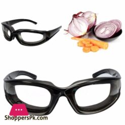 Tears Free Onion Goggles Glasses Kitchen Slicing Eye Protect Built In Sponge