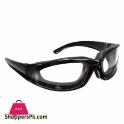 Tears Free Onion Goggles Glasses Kitchen Slicing Eye Protect Built In Sponge