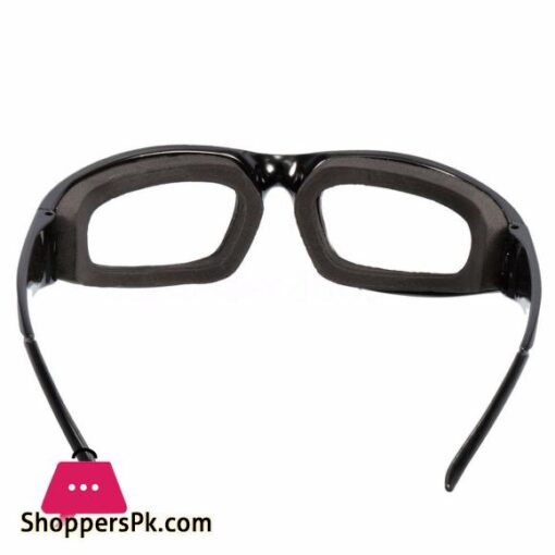 Tears Free Onion Goggles Glasses Kitchen Slicing Eye Protect Built In Sponge