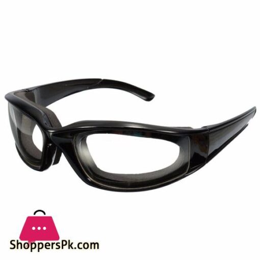 Tears Free Onion Goggles Glasses Kitchen Slicing Eye Protect Built In Sponge