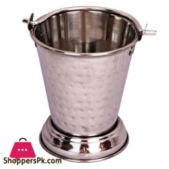 Traditional Stainless Steel Balti Kitchen Stainless Steel Bucket For Serving Daal Small Bucket