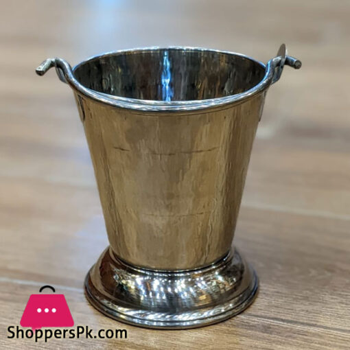 Traditional Stainless Steel Balti Kitchen Stainless Steel Bucket for Serving Dal Small Bucket 500ML