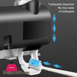 Uv Toothbrush Holder Sanitizer Solar Usb Powered Wall Mount Toothbrush Holder Toothpaste Dispenser For Bathroombathroom Shelves