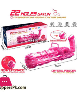 Automatic Bubble Machine Electric Bubble Toy Gun - 22 holes