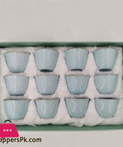 ANGELA 12pcs Kawa Piali blue