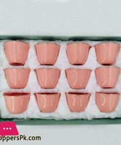 ANGELA 12pcs Kawa Piali Pink