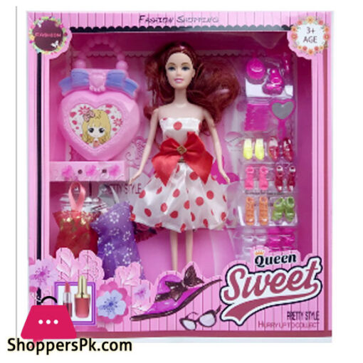 Pink Fashion Barbie Playset