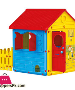 My First Playhouse with Doors and Fence DOLU - 3019