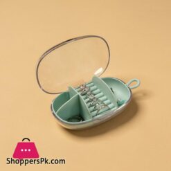 Portable Jewelry Box Organizer Earrings Hair Clip Holder Outdoor Travel Jewelry Display