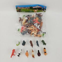 Farm Animals Set - Plastic Toys With Trees