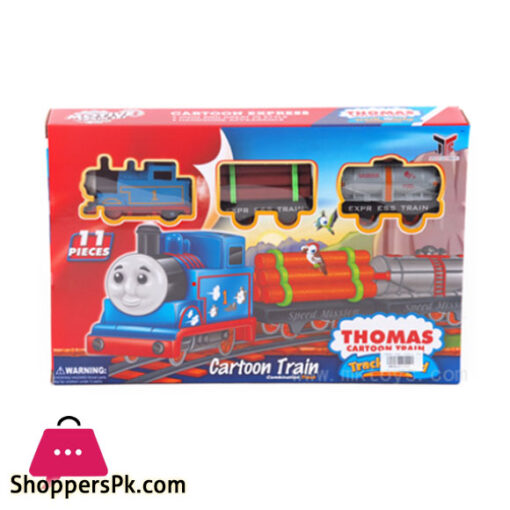 Thomas Cartoon Train - 11 Pieces