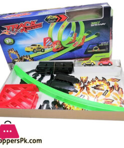 PULL BACK SUPER TRACK RACER (W/2CARS) 68816