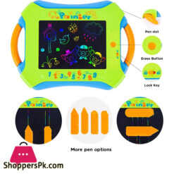 New arrivals DIY painting toy LCD color writing drawing board with drawing tools and animal plastic moldings for child preschool