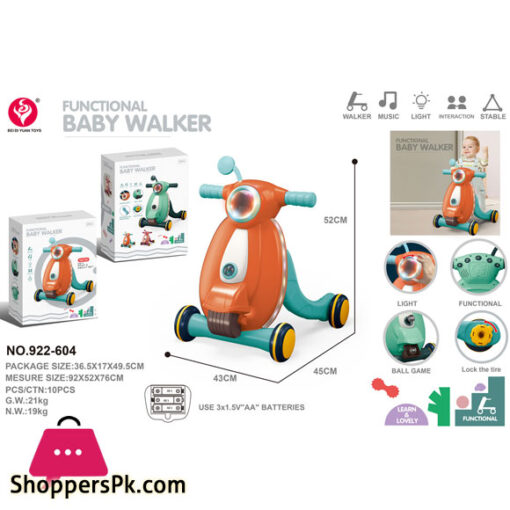 Bttery Operated Toy High Quality Baby Walker With Light Music