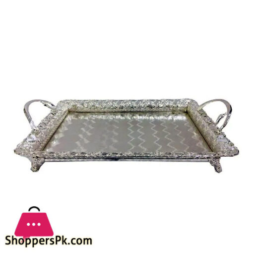 ORCHID Rectangular Tray (Silver)