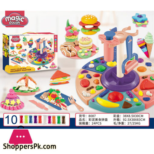Happy Color Mud Gourmet Platter-Magic Dough