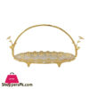 Orchid Snack Basket Gold
