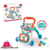Professional Manufacturer Multifunctional Learning Musical Toy 4 Wheels Baby Walker With Drawing Pad