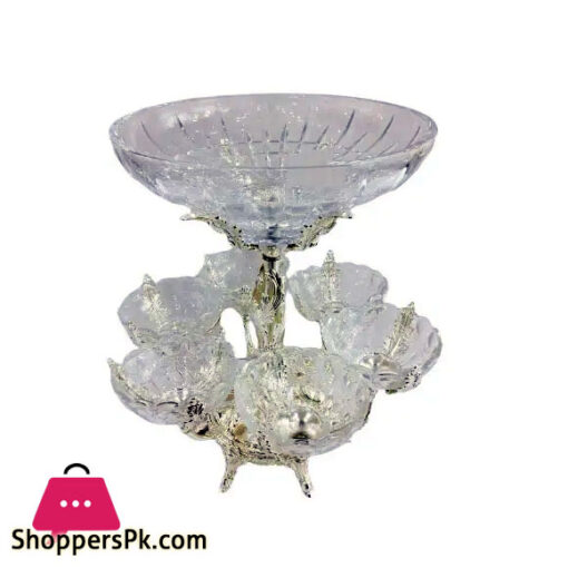 Orchid 7Pcs Bowl Stand (Silver)