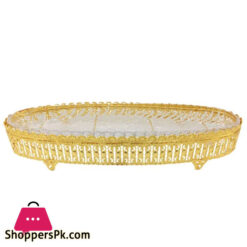 ORCHID Oval Long Serving Gold