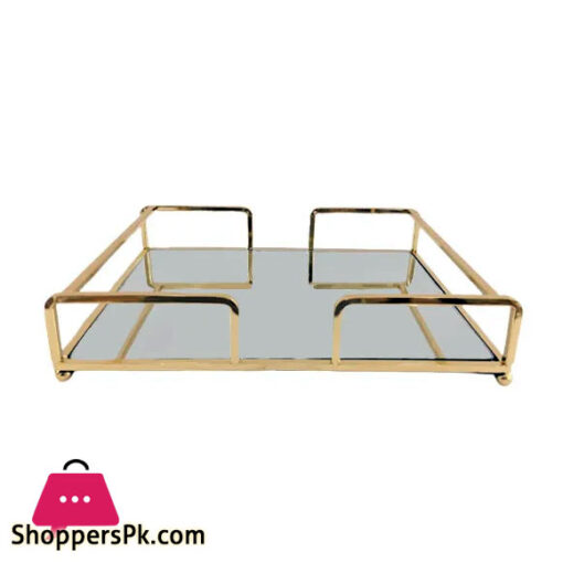 Orchid Gold European Miror Tray-Large