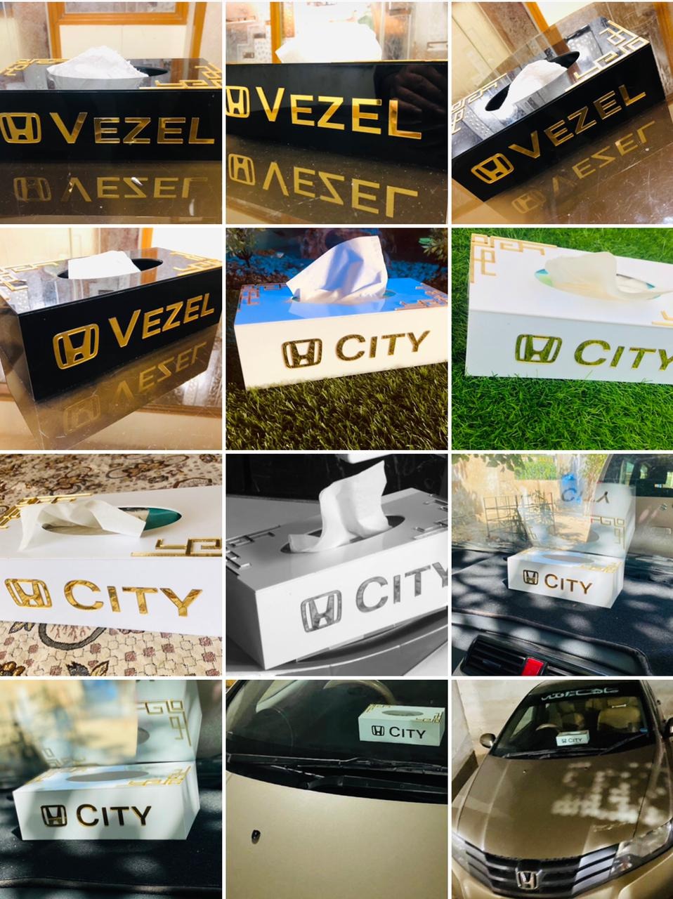 Acrylic Tissue Box - Customized Your Own Business Name