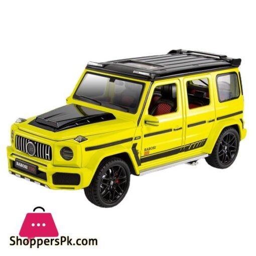 118 Mercedes Benz G700 Simulation Toy Vehicles Model Alloy Pull Back Metal Genuine License Collection Gift Off Road Kids F393Diecasts Toy Vehicles