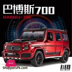 118 Mercedes Benz G700 Simulation Toy Vehicles Model Alloy Pull Back Metal Genuine License Collection Gift Off Road Kids F393Diecasts Toy Vehicles