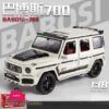 118 Mercedes Benz G700 Simulation Toy Vehicles Model Alloy Pull Back Metal Genuine License Collection Gift Off Road Kids F393Diecasts Toy Vehicles