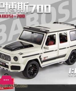 118 Mercedes Benz G700 Simulation Toy Vehicles Model Alloy Pull Back Metal Genuine License Collection Gift Off Road Kids F393Diecasts Toy Vehicles