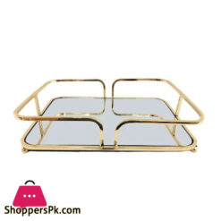 Orchid Gold Decor Miror Tray (Medium)