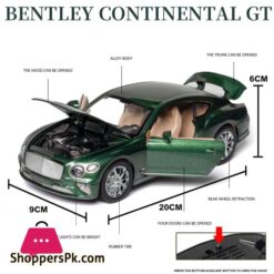 1:24 Bentley Continental Gt Simulation Diecast Alloy Car Model Kids Toy Gift