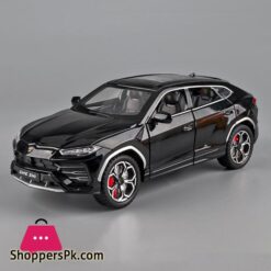 124 Lambos Urus Bison Suv Coupe Alloy Car Model Sound And Light Simulation Car Decoration Collection Child Toy Gift