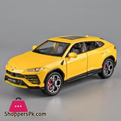 124 Lambos Urus Bison Suv Coupe Alloy Car Model Sound And Light Simulation Car Decoration Collection Child Toy Gift