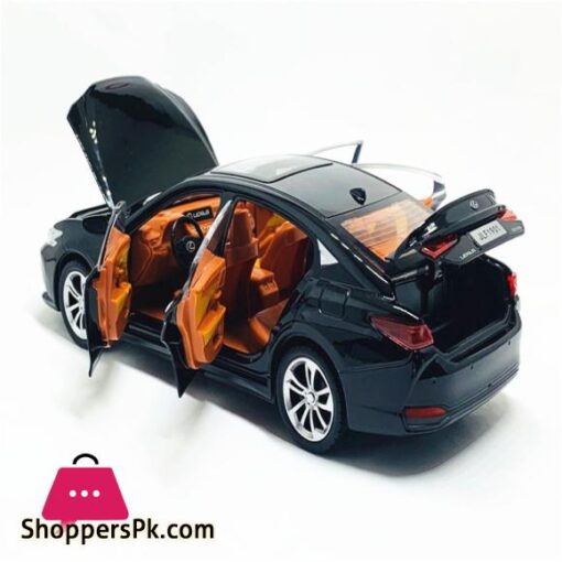 1:24 Lexus ES300 Car Die-Casting Model With Sound Light Pull Back Car Toy Children Gift