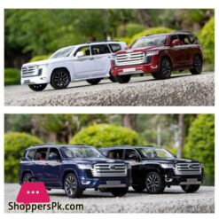 1:24 New Toyota Land Cruiser Lc300 Suv Model Diecasts Metal Casting Sound Car Model For Children'S Car Toys