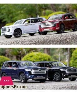 1:24 New Toyota Land Cruiser Lc300 Suv Model Diecasts Metal Casting Sound Car Model For Children'S Car Toys - Image 4